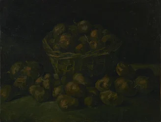 Korb mit Kartoffeln